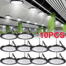 10x 500W UFO LED High Bay Light Workshop Warehouse Factory Industrial Light Lamp