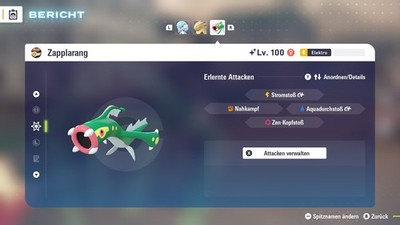 POKÉMON LEGENDS Z-A GERMAN ZAPPLARANG LV.100 6IV/6DV SHINY PVP COMPETITIVE