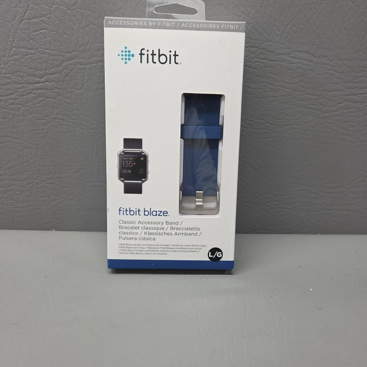 Bandeau solo tressé en nylon Fitbit Versa 3 / Sense (bleu atlantique