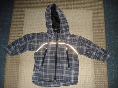 Regenjacke Gr.92 - H&M - kariert - Flanell Futter