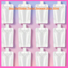 Refillable Travel Squeeze Bags 50mlToiletry Pouches for Shampoo/Lotion