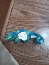 1999 McDonald  s Ty Teenie Beanie Baby Iggy the Iguana 6 Happy Meal Toy