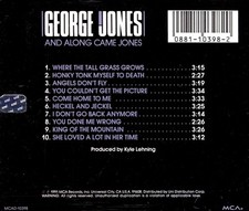 GEORGE JONES AND ALONG CAME JONES NEW CD
