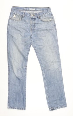 D26 Code Herren Jeans hellblau Straight Fit W32 L32 Baumwollmischung