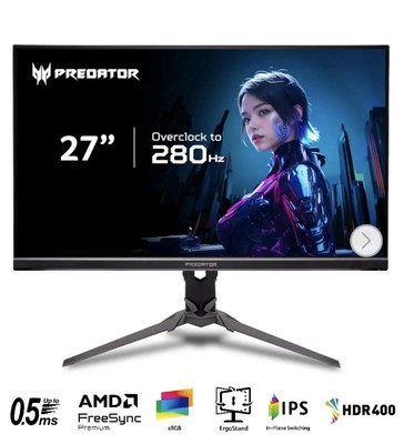 Acer XB273 Z3bmiiprx Predator 27 inch Full HD (1920 x 1080) IPS