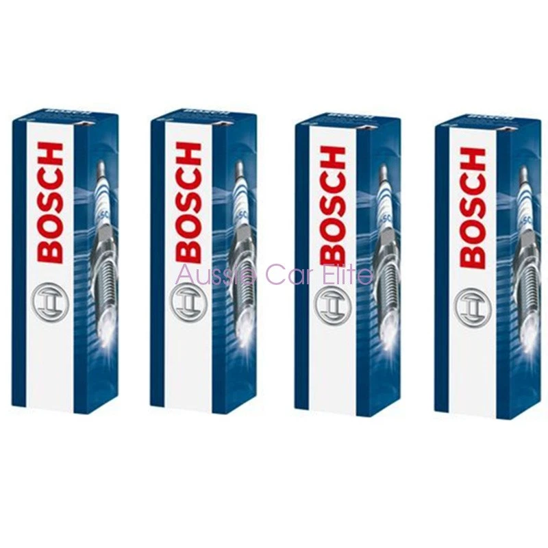 101000063AA 101000033AF OEM 4x Bosch Spark Plug For 1996-2009 Audi A4 A6 TT 1.8T - Image 2 of 4