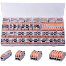 Lever Wire Connectors, Quick Wire Splice Connectors Push-in, 2/3/5 120PCS