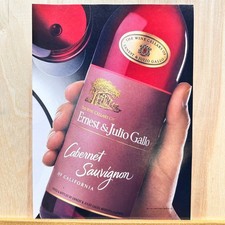 1992 Wine Cellars Of Ernest & Julio Gallo Vintage Print Ad Advert Art