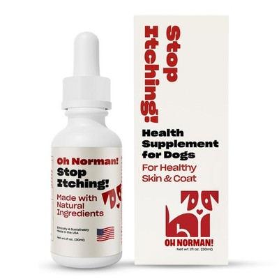 OH NORMAN! Stop Itching by Kaley Cuoco, All-Natural Itch for Dogs, Vet Nutrit...