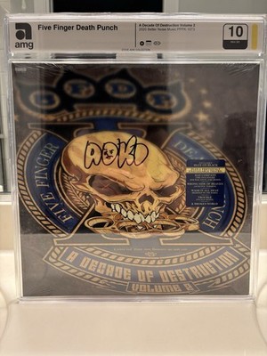 Five Finger Death Punch Decade Of Destruction Vol 2 2x Vinyl Sealed signed 