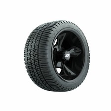 Set Of 4 Gtw 12 Godfather Gloss Black Wheels On 17 Fusion Low-pro Street Tires