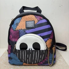 Disney, Tim Burton’s  The Nightmare Before Christmas Mini Backpack Great Cond.