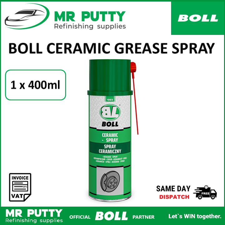 BOLL Ceramic Grease SPRAY 400ml HIGH TEMP 1400°C Exhaust & Braking System ABS