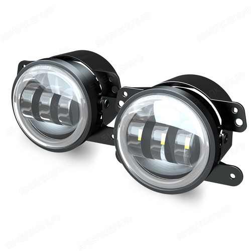 For 2014-2018 Toyota Runner 4" INCH LED Fog Lights Front Bumper Driving Lamps - Picture 13 of 16