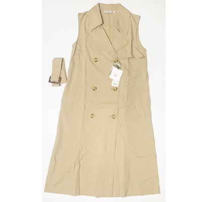 UNIQLO  JW ANDERSON 2023 Linen Blend Lapel Dress Women Japan | eBay