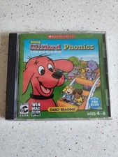 Scholastic Clifford the Big Red Dog Reading CD-ROM Win/Mac Ages 4-6 New Sealed