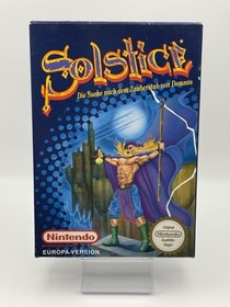 Nintendo NES | Gioco Solstice | IMBALLO ORIGINALE | PAL-B |