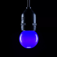 Prolite 1.5W LED Poly Golf Ball Lamp BC Blue