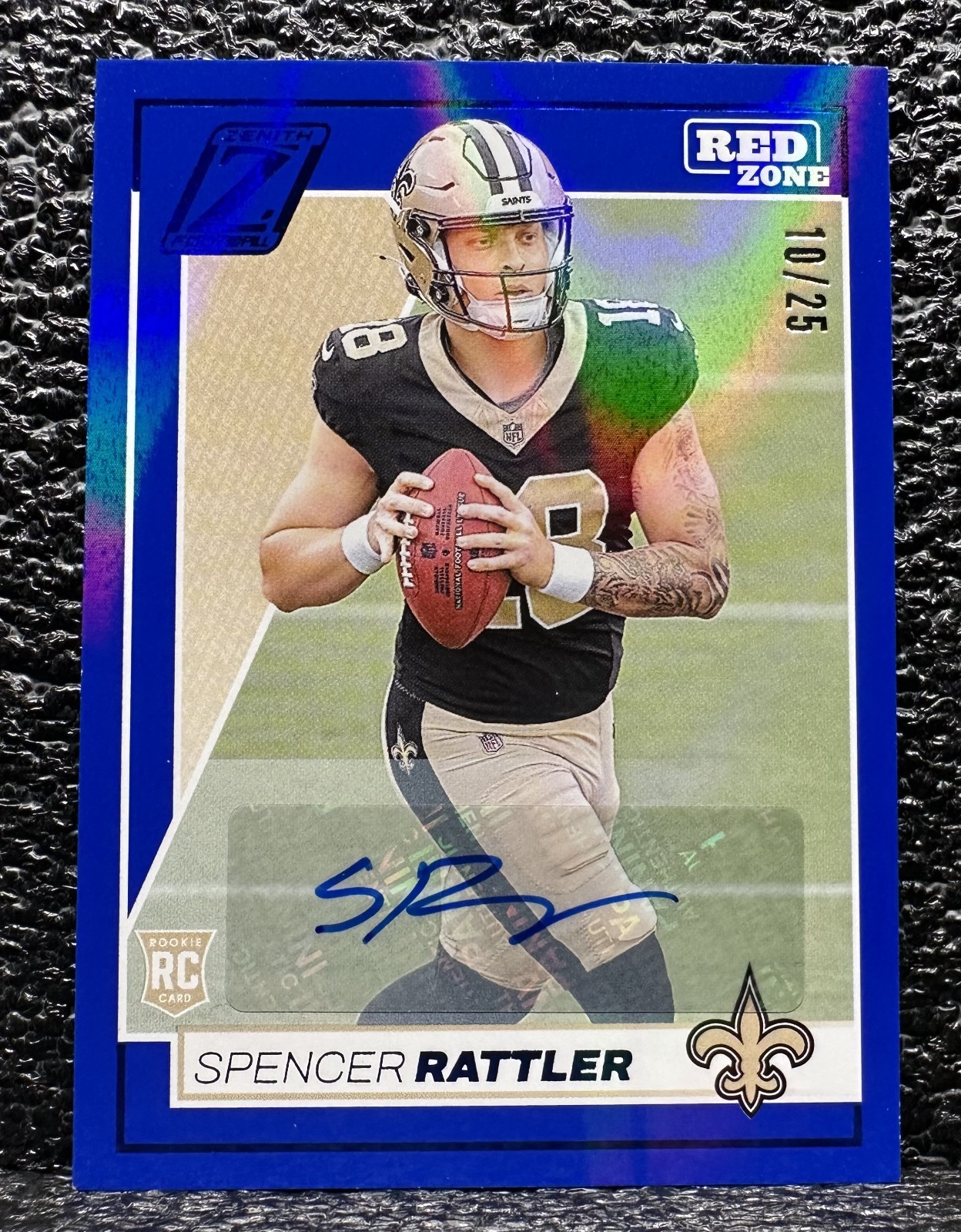 2024 Panini Zenith - Rookies Spencer Rattler #189 Blue Red Zone ...