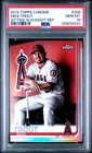 2019 Topps Chrome #200 Mike Trout Sitting In Dugout-Ref. PSA 10