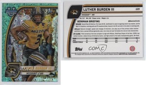 2024 Bowman U Chrome Aqua Mini-Diamond Refractor /275 Luther Burden III #123