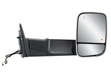 Passenger Right Side Door Towing Mirror Power and Chrome Passenger RH Side