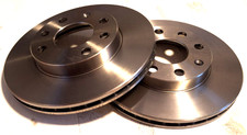 Image of Brake Disc Pair Vented fits VAUXHALL CORSA ASTRA Front 1.4 1.6 88 to 95 236mm