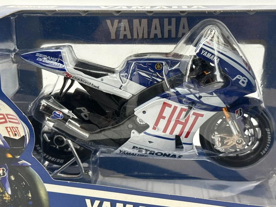 Maisto Yamaha YZR-M1 Team 2010 Fiat Die-Cast motocicleta 1:10 Foto 2 de 4