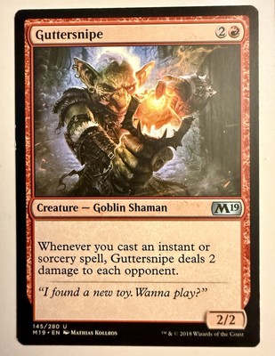 GUTTERSNIPE 145 M19 Core Set 2019 MTG Magic the Gathering