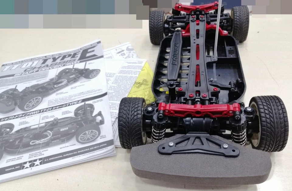 TAMIYA RC 1/10 TT-01 TYPE E Telaio + kyosho ultima rb 1/10 - Immagine 3 di 4