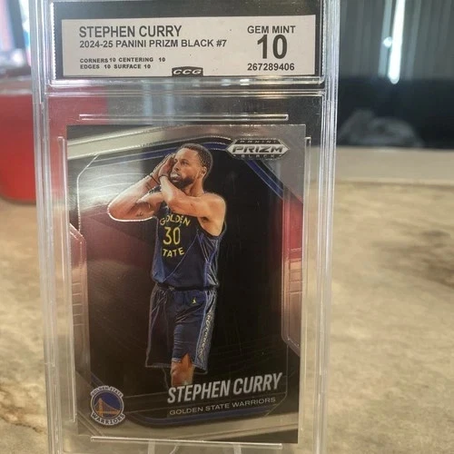 Panini Stephen Curry 10 Graded Basketball Sports Trading Cards