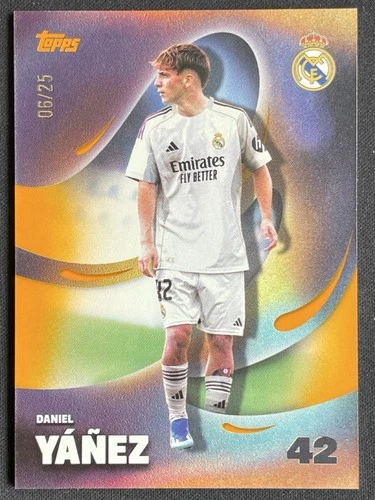 Daniel Yanez 2025 Topps Real Madrid Team Set Orange /25 #42