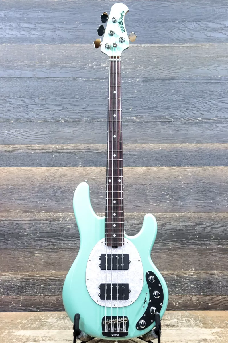 Ernie Ball Music Man StingRay Special HH Laguna Green 4-String El. Bass  w/Case