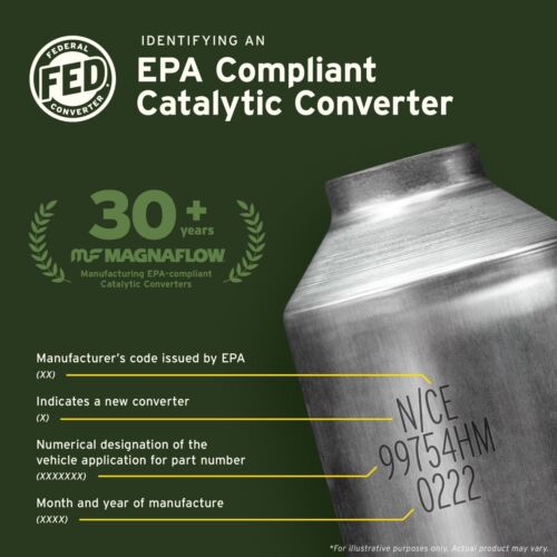 MagnaFlow Catalytic Converter 51206: Universal, EPA Compliant - Picture 3 of 6