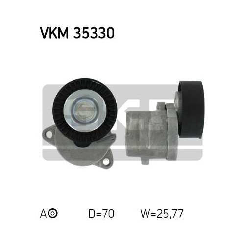 FEBI BILSTEIN Riemenspanner Keilrippenriemen 34472 für CHEVROLET OPEL SAAB
