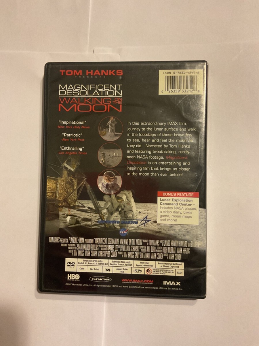 Magnificent Desolation: Walking on the Moon 3D (IMAX), Tom