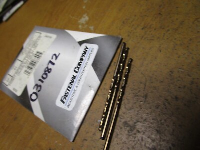 #41 Cobalt 135° Split Point Gold Finish Jobber Drill QTY 3