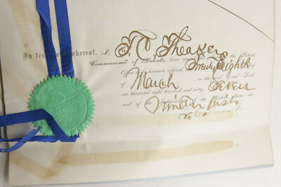 Certified 1867 Copy of 1866 US Patent Metallic Handle Cutlery