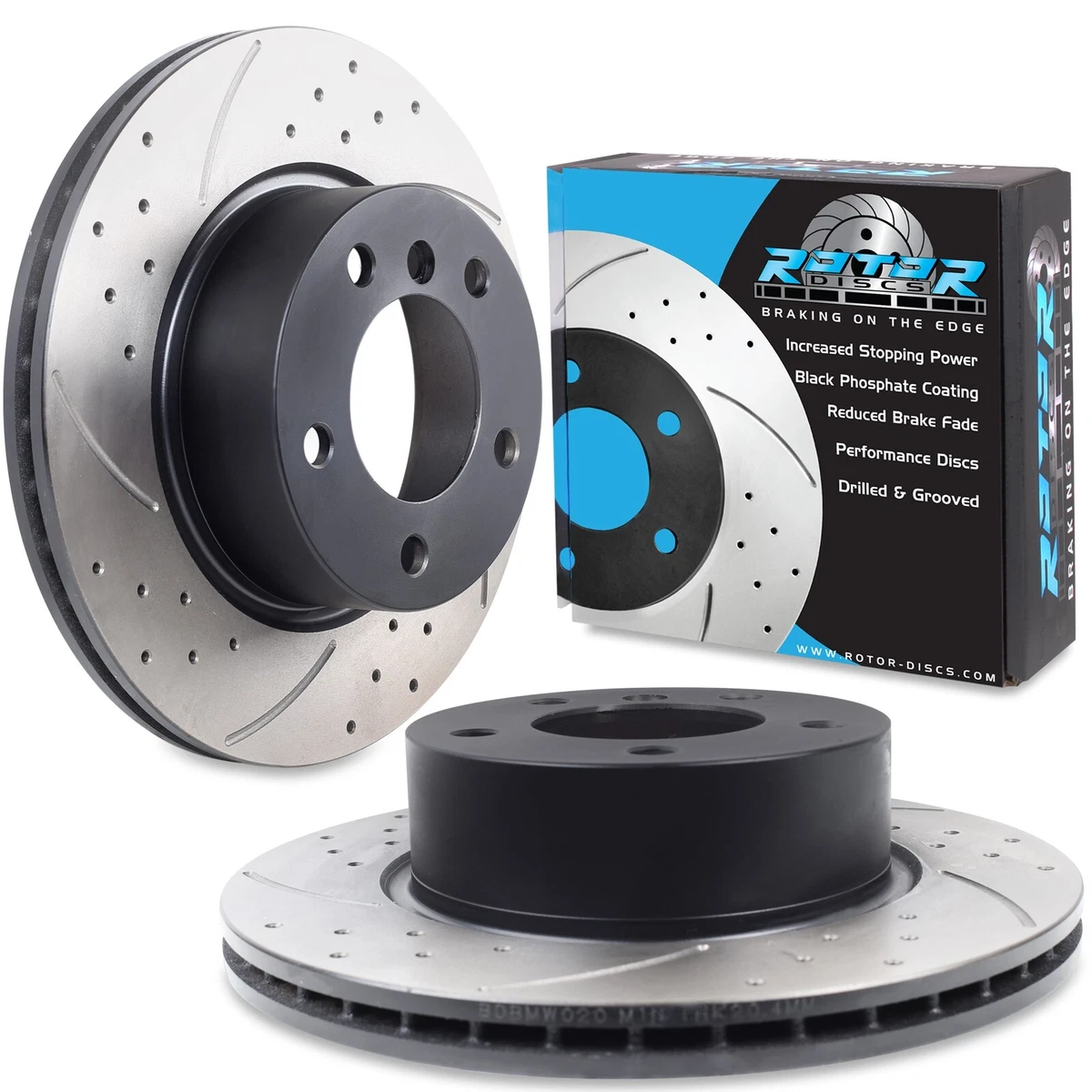 FRONT DRILLED GROOVED 292mm BRAKE DISCS FOR BMW 1 SERIES E81 E82