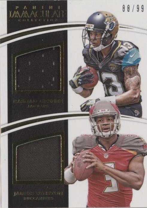 2015 Panini Immaculate Collection Jameis Winston Rashad Greene #IDJ-FSU - 1 of 2