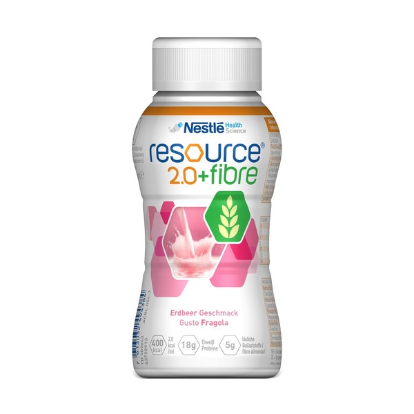 Nestlè Health Science Resource 2.0 + Strawberry Fiber Beverage Angereichert Mit-image