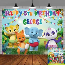 Word Party Personalised Custom Banner Backdrop Party Supplies Birthday Gift