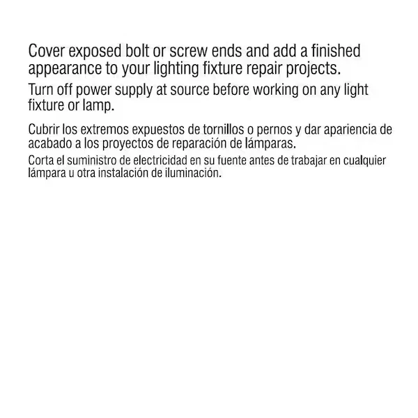 Paquete de 2 lámparas eléctricas comerciales negro mate tuercas de tapa bronce frotado con aceite y cromo Foto 3 de 3