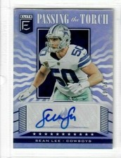 SEAN LEE 2019 Donruss Elite PASSING THE TORCH AUTO #19/35 DALLAS COWBOYS PTT-17