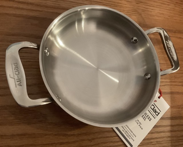 Set of 2 AllClad Stainless Steel 6" Mini AU Gratin Pan Individual