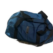 Duffle Bag Luggage Travel Suitcase Blue Black