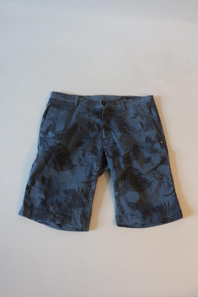 ★ODOR★ Rush bermuda pants P0000FSV Mens Mason's Blue Black Tropical Floral Print Eisenhower