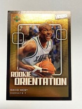 Rookie Orientation 2003-04 Upper Deck Victory DAVID WEST #118 Hornets Card NM. rookie card picture