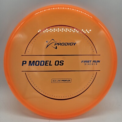 Used Prodigy Discs Ace Line P Model OS First Run Orange /Blue Stamp 176g 9/10