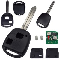 Auto SchlüSsel Tastenfeld + 2X Taster Passend FüR Toyota Avensis Corolla Yaris
